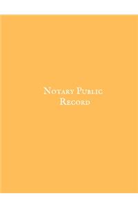 Notary Public Record