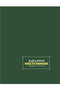 AmyTmy Notebook - Sketchbook - 300 pages - 8.5 x 11 inch - Matte Cover