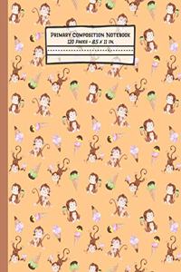Monkeys Primary Composition Notebook