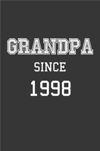 Grandpa Since 1998 Notebook