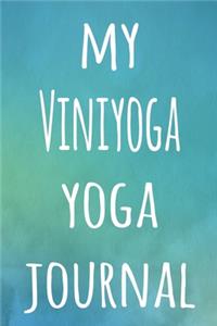 My Viniyoga Yoga Journal