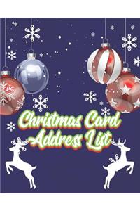 Christmas Card Address List
