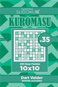 Sudoku Kuromasu - 200 Easy Puzzles 10x10 (Volume 35)