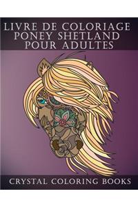 Livre De Coloriage Poney Shetland Pour Adultes