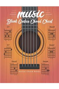 Blank Guitar Chord Chart