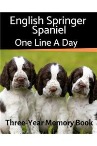 English Springer Spaniel - One Line a Day