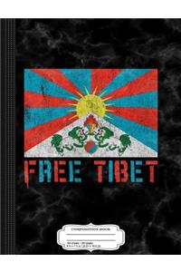 Free Tibet Composition Notebook