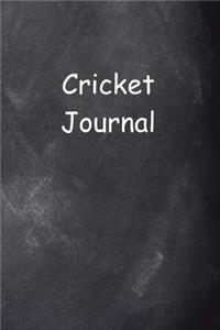 Cricket Journal Chalkboard Design