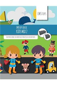 EMSteps Basic Kids Mix 2: Instrucciones de montaje para piezas de botones