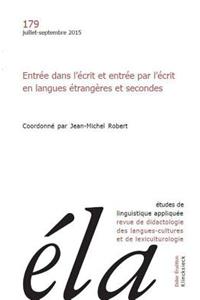 Etudes de Linguistique Appliquee - N3/2015