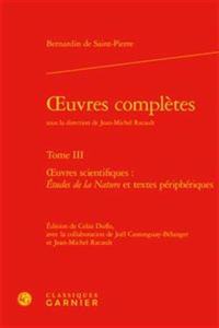 Oeuvres Completes. Tome III