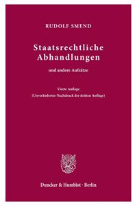 Staatsrechtliche Abhandlungen