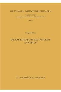 Die Ramessidische Bautatigkeit in Nubien