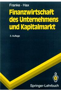 Finanzwirtschaft Des Unternehmens Und Kapitalmarkt