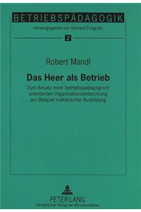 Das Heer als Betrieb