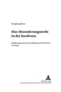 Das Absonderungsrecht in Der Insolvenz