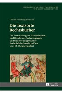 Die Textsorte Rechtsbuecher