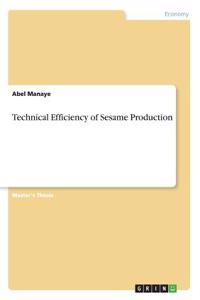Technical Efficiency of Sesame Production