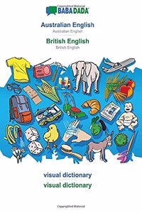 BABADADA, Australian English - British English, visual dictionary - visual dictionary