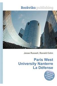 Paris West University Nanterre La Defense