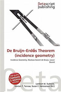 de Bruijn-Erd S Theorem (Incidence Geometry)