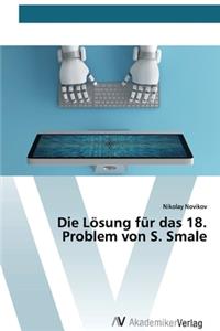 Lösung für das 18. Problem von S. Smale