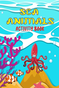 Sea animals activity book