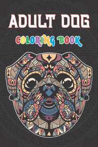 Adult dog coloring book