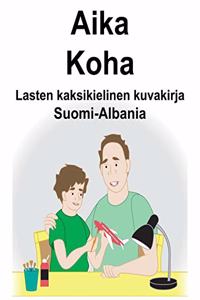 Suomi-Albania Aika/Koha Lasten kaksikielinen kuvakirja