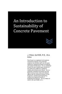 An Introduction to Sustainability of Concrete Pavement