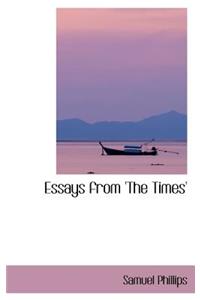 Essays from 'The Times'