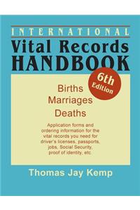 International Vital Records Handbook. 6th Edition