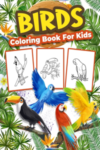 Birds Coloring Book for Kids