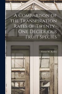 Comparison of the Transpiration Rates of Twenty-one Deciduous Fruit Species