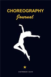 Dance choreography teacher journal