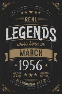 Real Legendes were born in March 1956