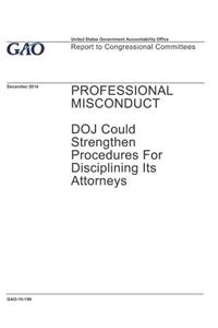 Professional Misconduct