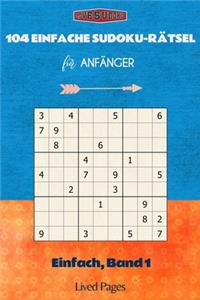 104 Einfache Sudoku-Rätsel für Anfänger