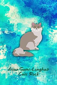 Asian Semi-Longhair Cats Rock