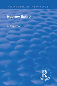 Revival: Hebrew Satire (1911)