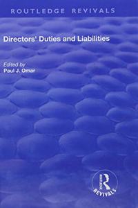 Directors' Duties and Liabilities