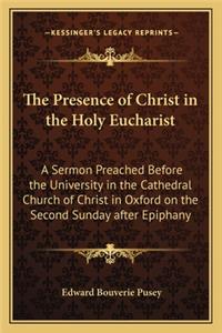 Presence of Christ in the Holy Eucharist