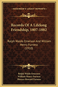 Records Of A Lifelong Friendship, 1807-1882