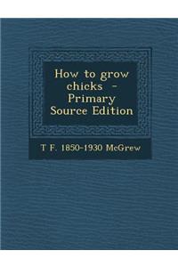 How to Grow Chicks