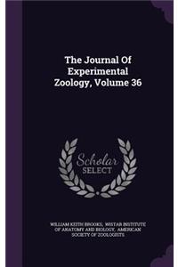 The Journal of Experimental Zoology, Volume 36