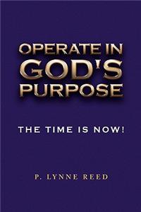 Operate in God's Purpose