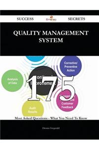 Quality Management System 175 Success Se...