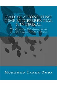 Calculations In No Time By Differential & Integral