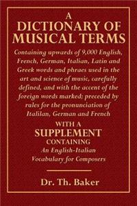 A Dictionary of Musical Terms