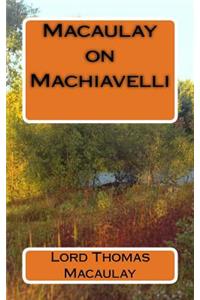 Macaulay on Machiavelli